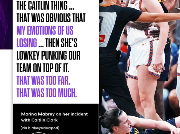 Marina Mabrey Opens Up About Her On Court Clash With Caitlin Clark