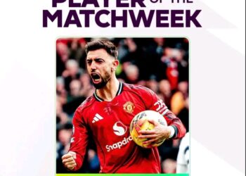BREAKING: Manchester United Captain Bruno Fernandes Has Been Announce “Player Of The Week “