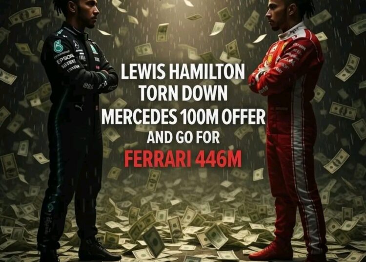 “KNOW YOUR WORTH!” —Goodbye Mercedes, Lewis Hamilton Lands MASSIVE Ferrari Partnership That Shook the Business of F1