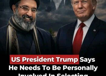 BREAKING: U.S. President Trump Says He Needs to Be Personally Involved in Selecting Iran’s Next Leader