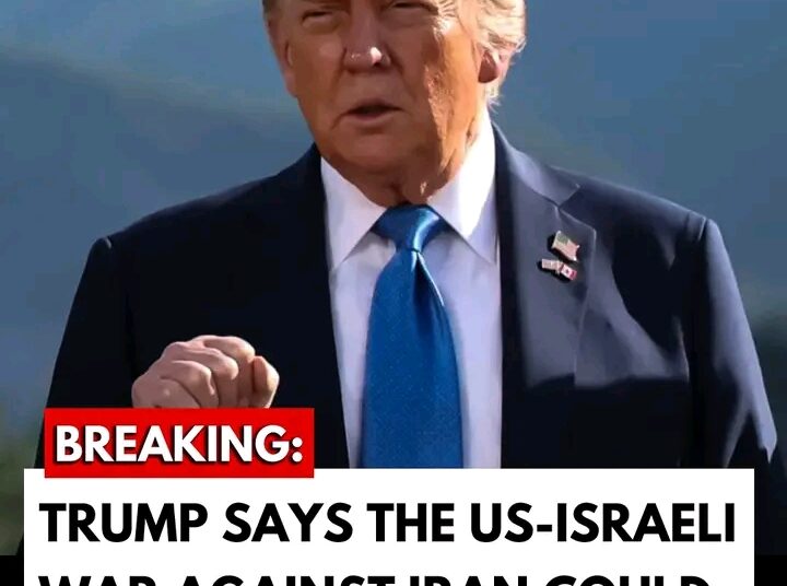 BREAKING: TRUMP SaysThat U.S.-Israeli War Against Iran Could Be Over “Very Soon”