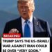 BREAKING: TRUMP SaysThat U.S.-Israeli War Against Iran Could Be Over “Very Soon”