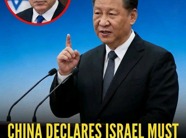 BREAKING: China Declares Israel Must Be Disarmed To Prevent World War III