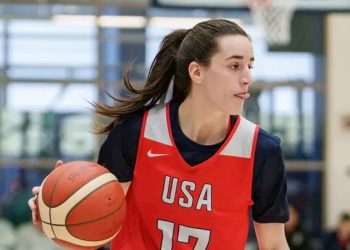 Caitlin Clark is a superstar for the Indiana Fever, but knows her role won’t be the same representing the United States. She explains why.