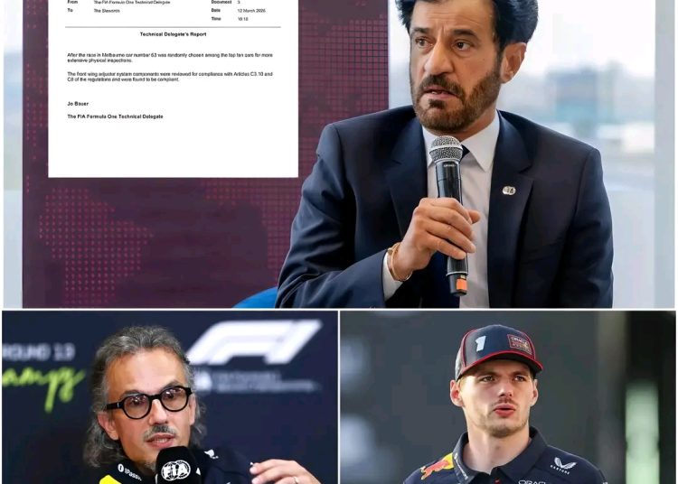 FIA Faces Major Backlash After Laurent Mekies Takes Legal Action Over Decisions Affecting Max Verstappen