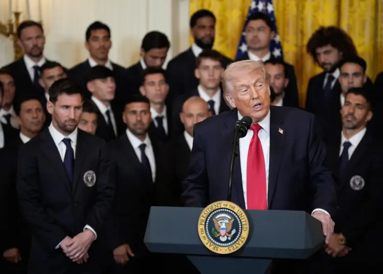 BREAKING: See What President Donald Trump’s Says To Lionel Messi,When They Visited The White House