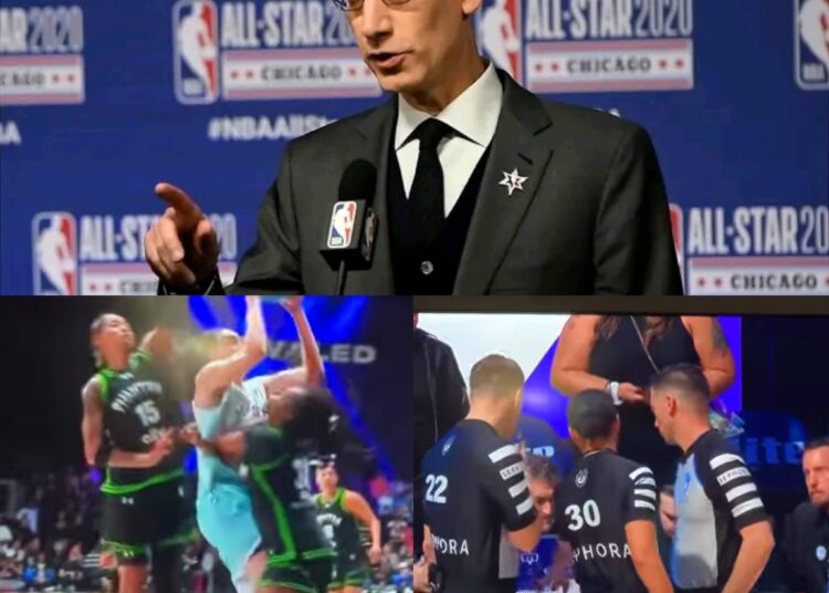 Adam Silver Goes Nuclear on Referees: Calls Unrivaled Finals Officiating “A Disgrace” After Phantom-Mist Chaos..