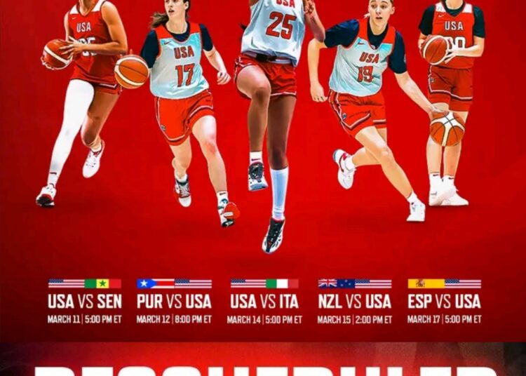 FIBA Reschedules USA Women’s World Cup Qualifiers Amid Escalating Middle East Crisis …