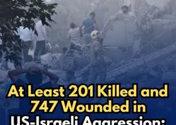 TRAGEDY:The Iranian Red Crescent Report 201 People Killed and 747 Injured in US-Israeli Attacks Across 24 Provinces