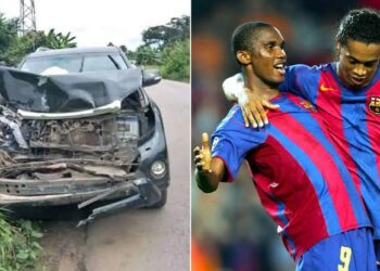 TRAGEDY: Former EFL and Barcelona star, 28, rushed to hospital after cheating death in terrifying car crash after match