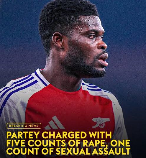 BREAKING: Ex-Arsenal Star Thomas Partey Charged with Further Counts of Rape Against Fourth Woman
