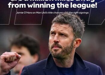 BREAKING NEWS: Jamie O’Hara Says” He Don’t Think If Manchester United Are a Million Miles Away From Winning The Premier League